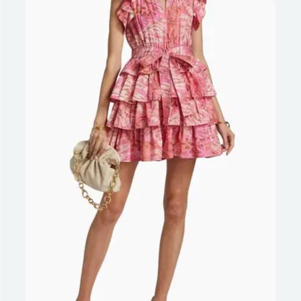 Ulla Johnson Pink Ruffled Women's Dress
